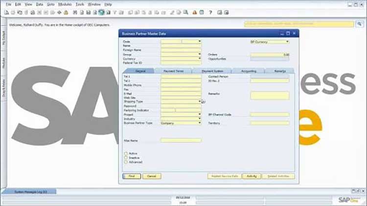 SAP tutorial