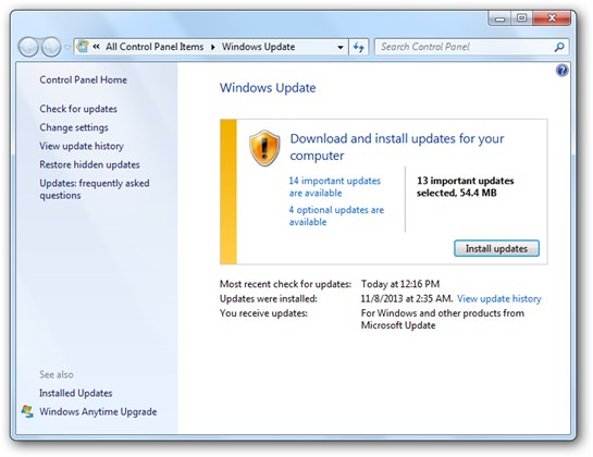 Windows 8 Update