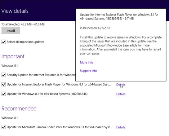 Windows 8 Update