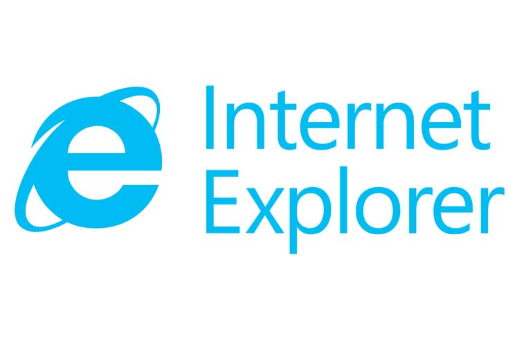 Internet Explorer logo and wordmark