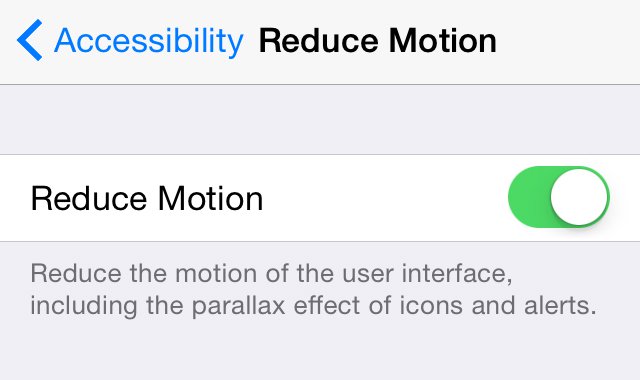 How to speed up a slow iPhone: Reduce motion