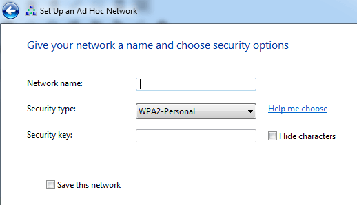 new ad hoc network
