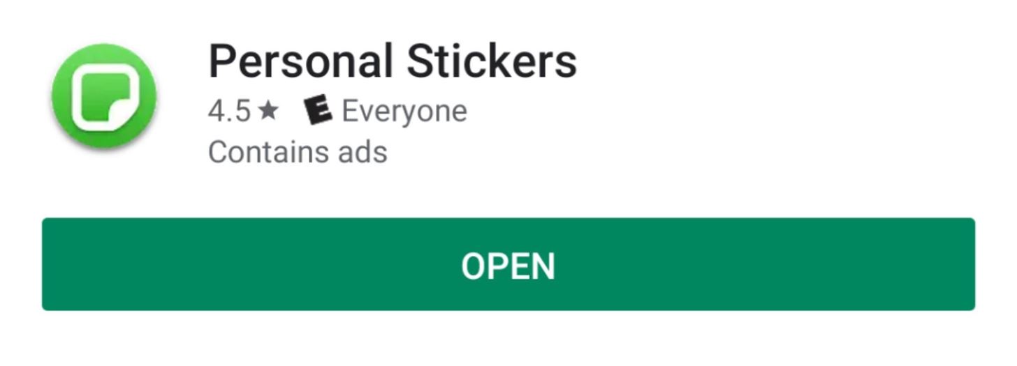 برنامه Personal Stickers