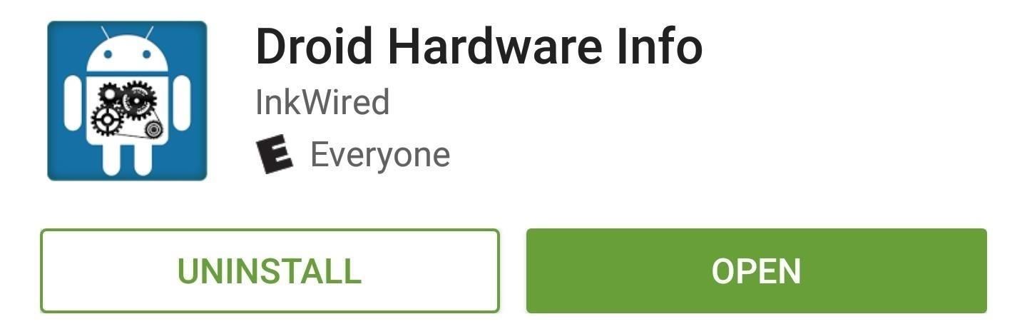 Droid Hardware Info