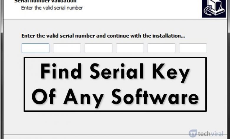 how to find serial key of any software in 2020 go