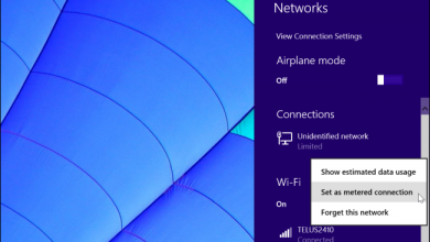 windows 8 1 set as metered connection