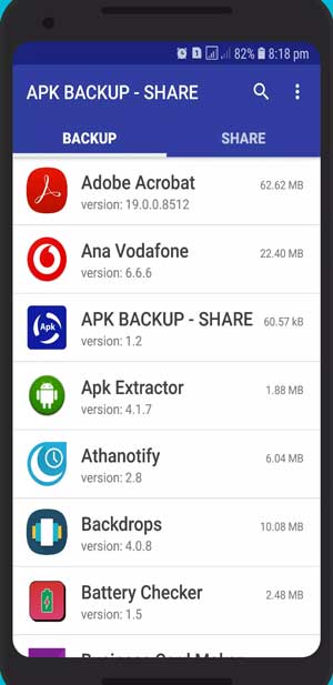APK Share Bluetooth