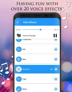 اپلیکیشن Voice Changer - Audio Effects