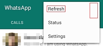 fix whatsapp problems-Can’t see a newly added contact