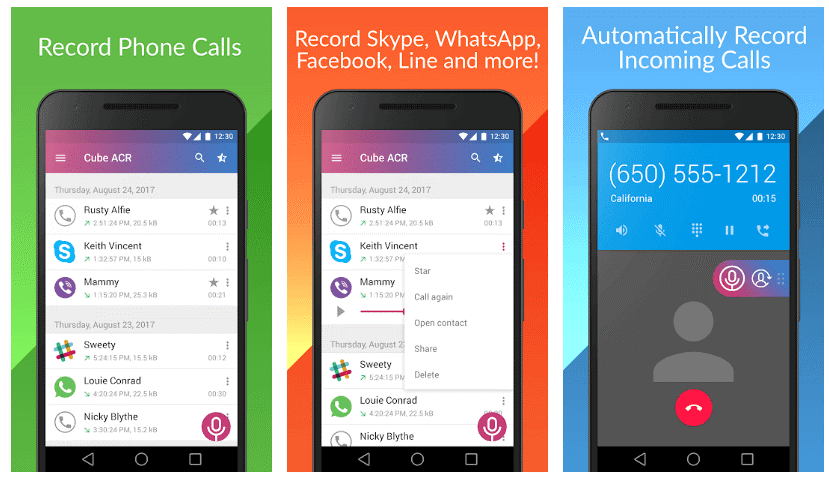 Cube Call Recorder, best call recording app for Android