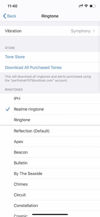 Set Song as Ringtone on iPhone