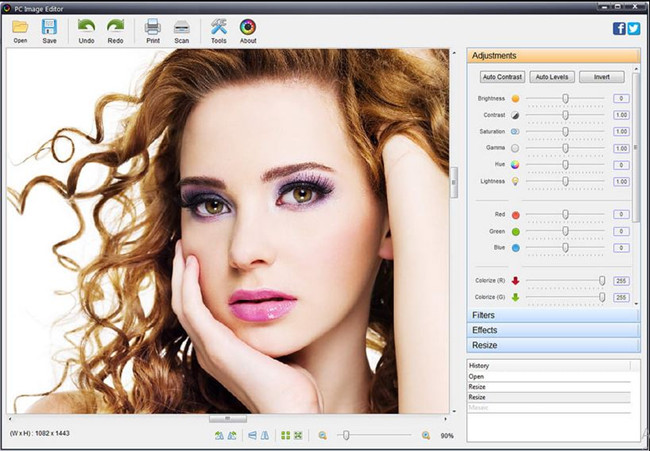 Photo Editor Software & Apps with Texting Feature - PC Image Editor