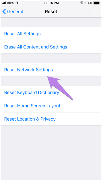 Reset Network Settings Android Ipad Iphone 12