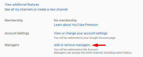 Add or Remove Manager