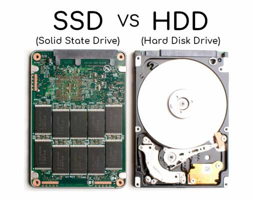 SSD در مقایسه با HDD