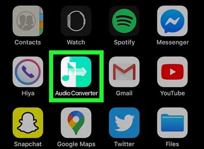 Audio Converter را باز کنید