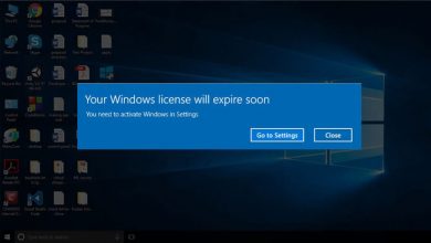Your Windows license will expire soon error fix
