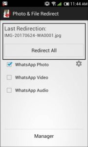 redirect whatsapp media files to sd card with photo and file redirect