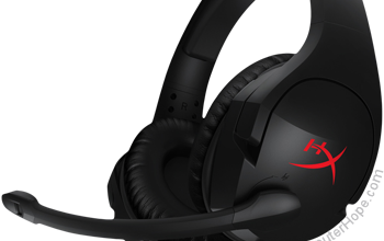 HyperX Cloud headset with microphone