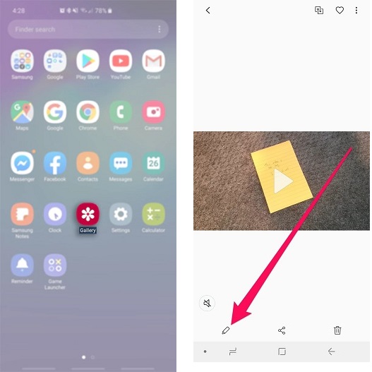 how to trim a video on android 3