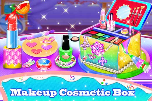 Cosmetic Box Cake Game