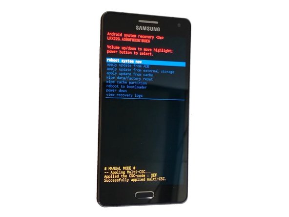 How to Hard Reset Samsung Galaxy A5 - iFixit Repair Guide