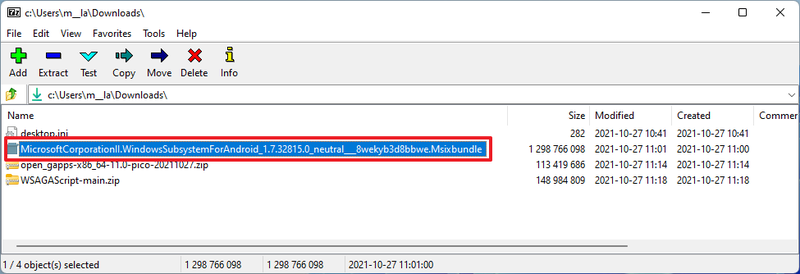 Open Msixbundle File