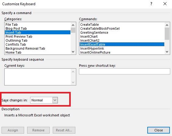 Create Custom Keyboard Shortcuts