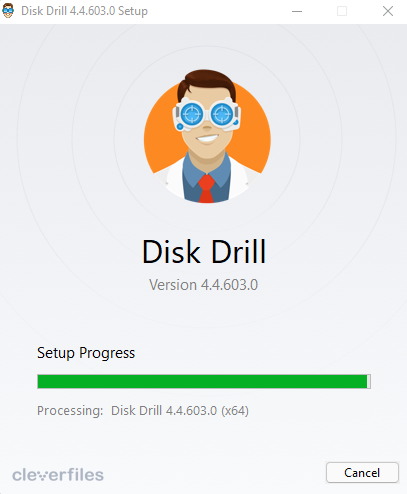 installing disk drill on your pc