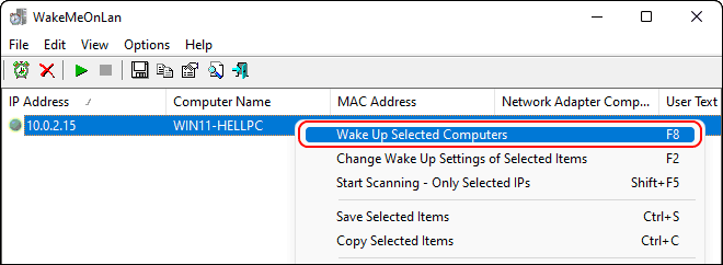 Right Click On Computer And Select Wake Up Selected Computers To Turn On Your Pc Remotely
