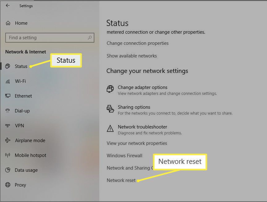 How to Perform a Network Reset in Windows 10
