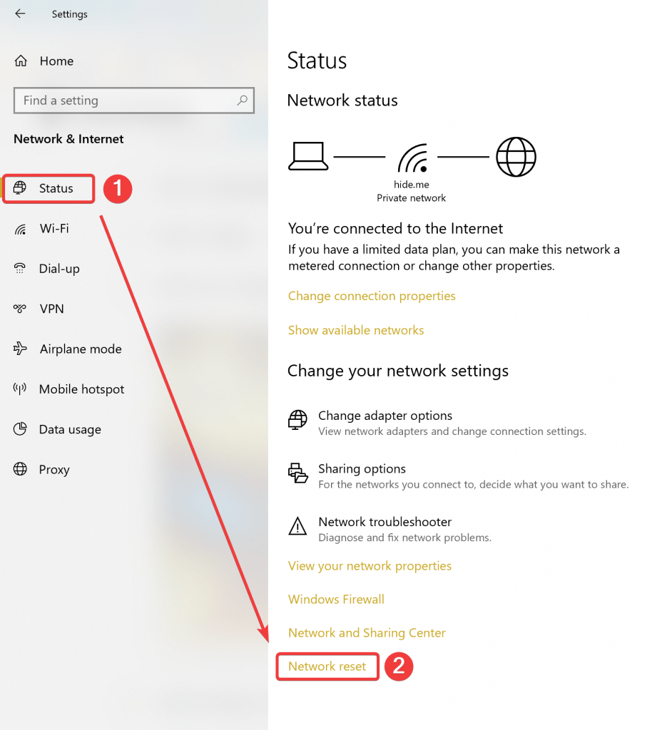 How To Reset Network in Windows 10? hide.me VPN