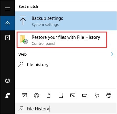 how to recover deleted files in windows 10