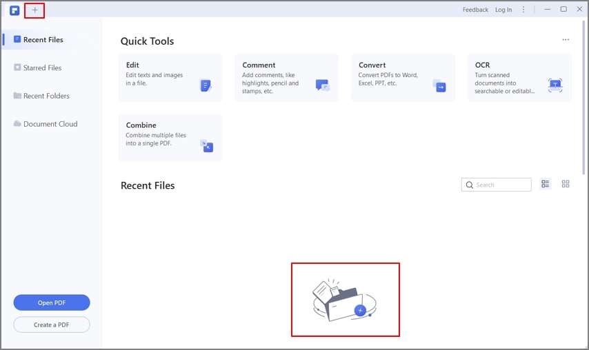 فایل PDF را باز کنید