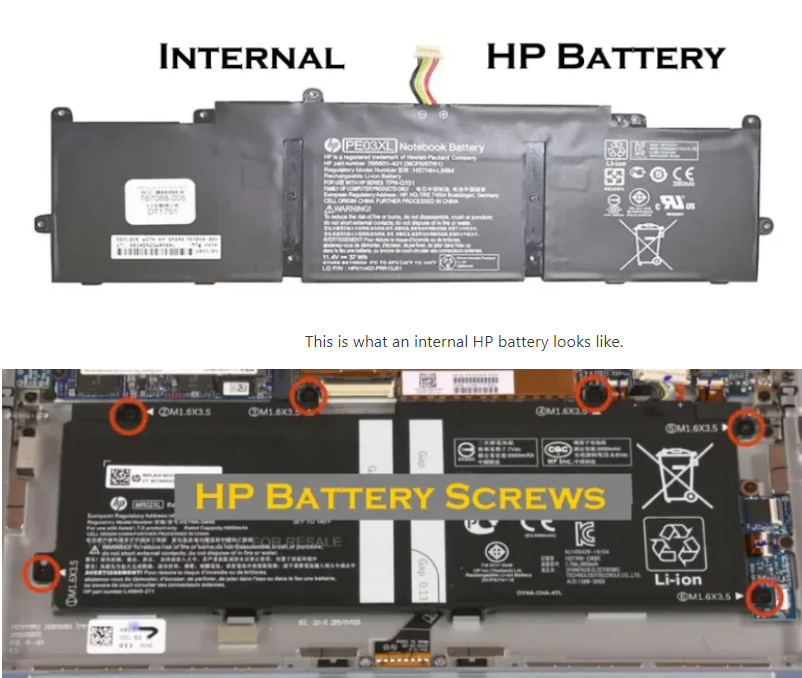  internal hp battery 