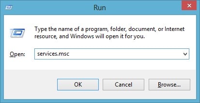 access the windows services