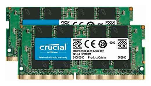 Crucial 32 GB Laptop Memory Kit- رم لپ تاپ 32 گیگابایتی کروشیال