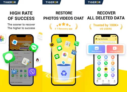 برنامه آیفون | برنامه اندروید | ریکاوری