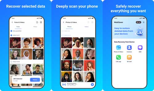 برنامه اندروید MobiSaver: Data&Photo Recovery(موبی سرور)