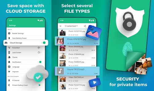 برنامه اندروید Dumpster: Photo/Video Recovery(دامپستر)