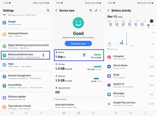 بهینه‌سازی باتری (Battery Optimization)