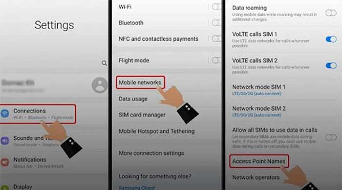 چگونه تنظیمات APN را اعمال کنیم؟