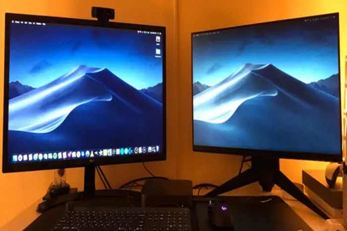 مقایسه دو مانیتور