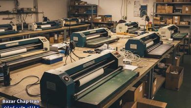 تصویری از کارگاه چاپ