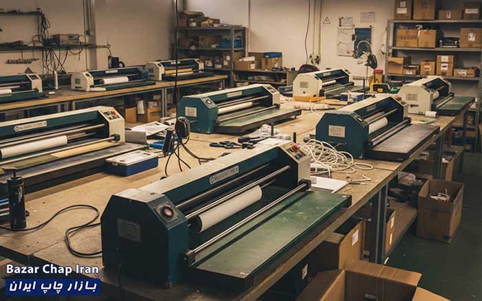 تصویری از کارگاه چاپ