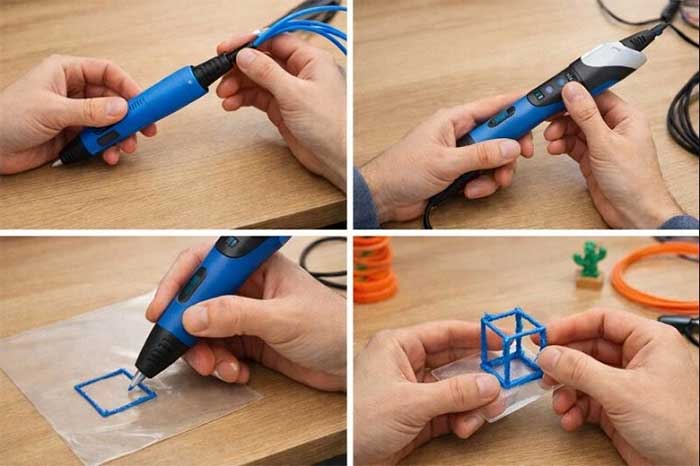 استفاده از قلم سه بعدی