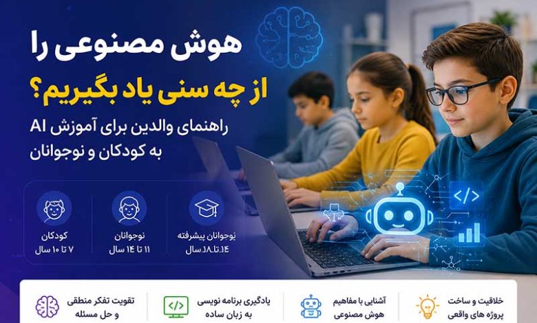 هوش مصنوعی بهترین سن برای شروع