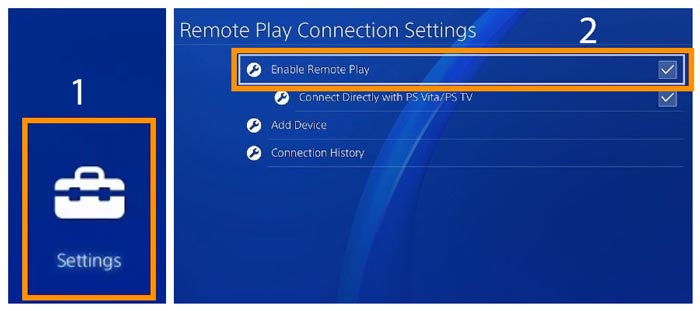 اطلاعات تکنولوژی فعال کردن Remote Play