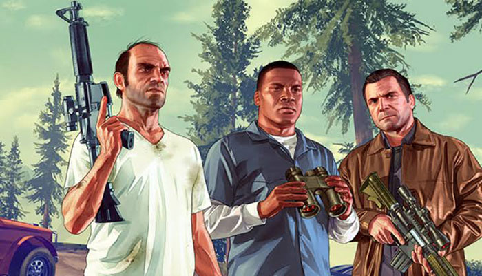 صحنه ای از بازی gta