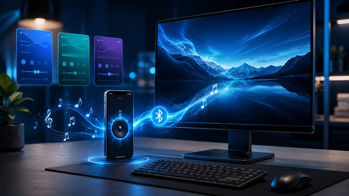 تبدیل گوشی به اسپیکر کامپیوتر با بلوتوث+ 3 بهترین برنامه آن